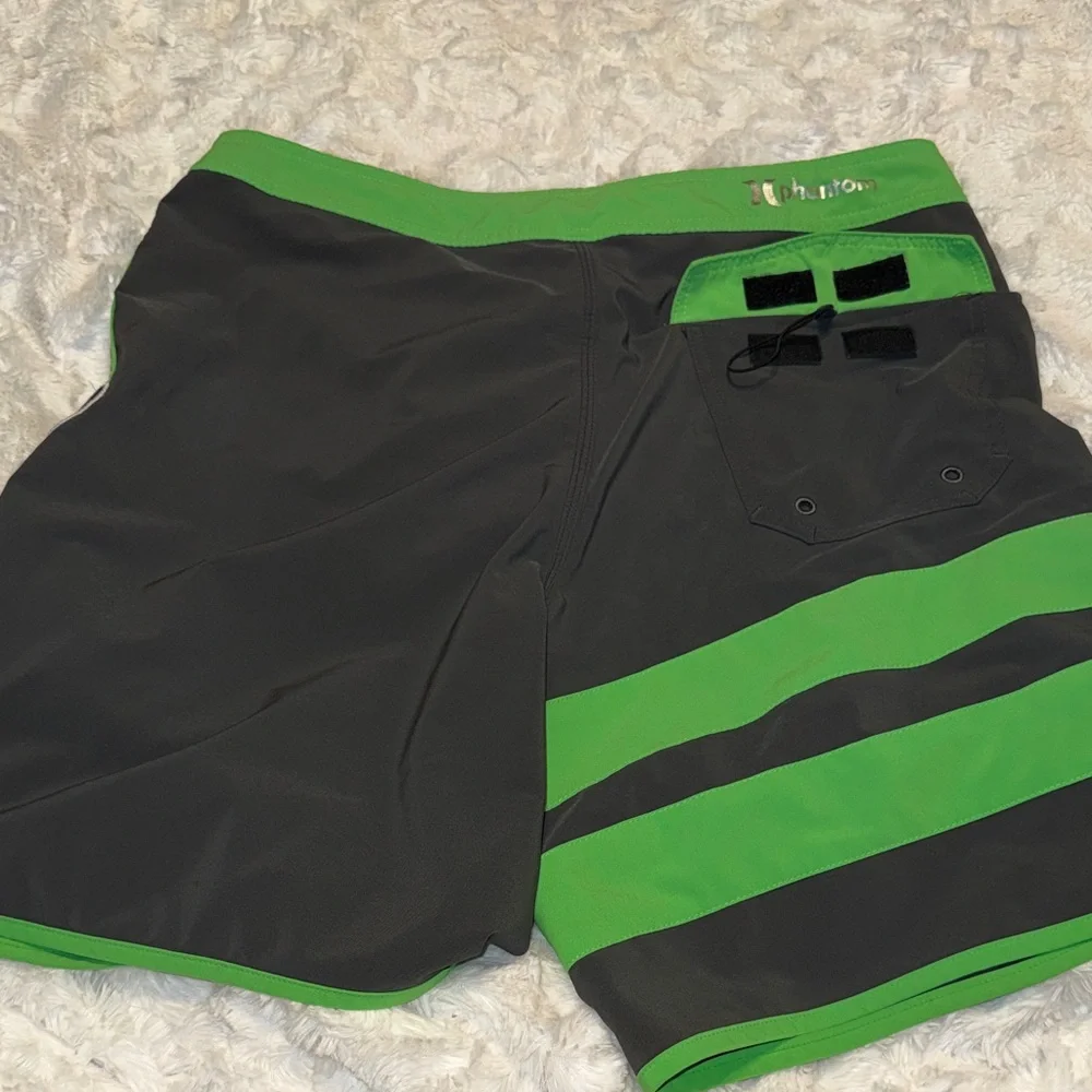 Hurley Phantom Men's Vibrant Green and Charcoal Board Shorts